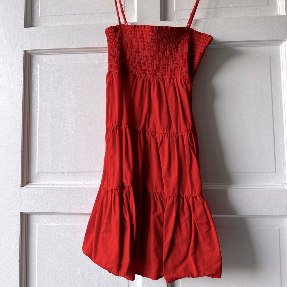 Burnt orange 🍊 tank dress only used once